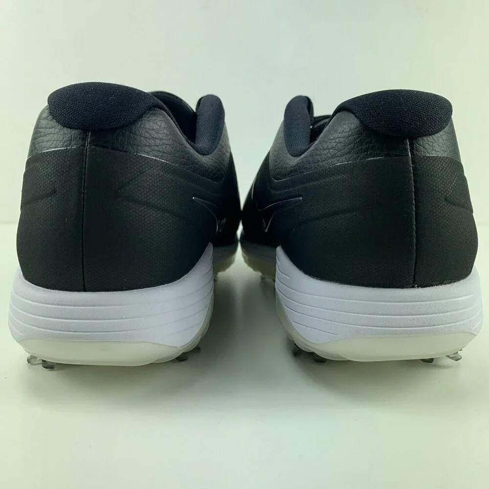 Nike Golf Shoes Wide Mens Vapor Pro Golf Soft Spikes Lunarlon Sole‎ Black